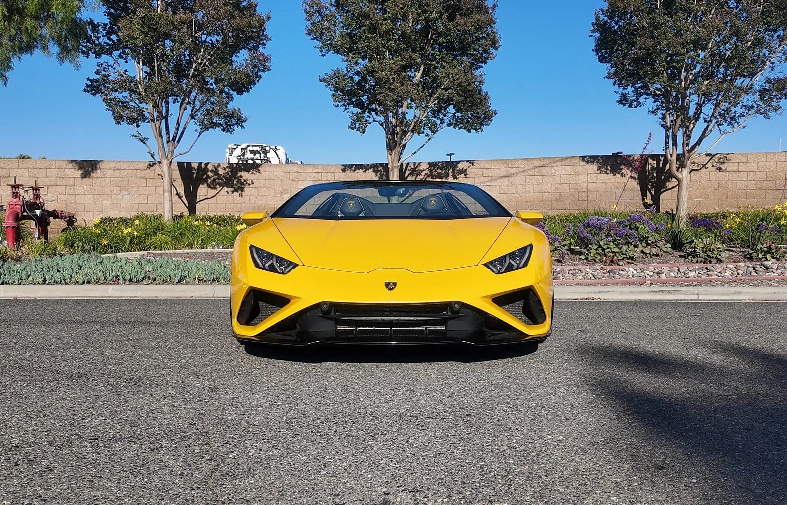 Lamborghini Huracán EVO Spyder detail relevant to miami vacation car rentals on LUXURY.CAFE