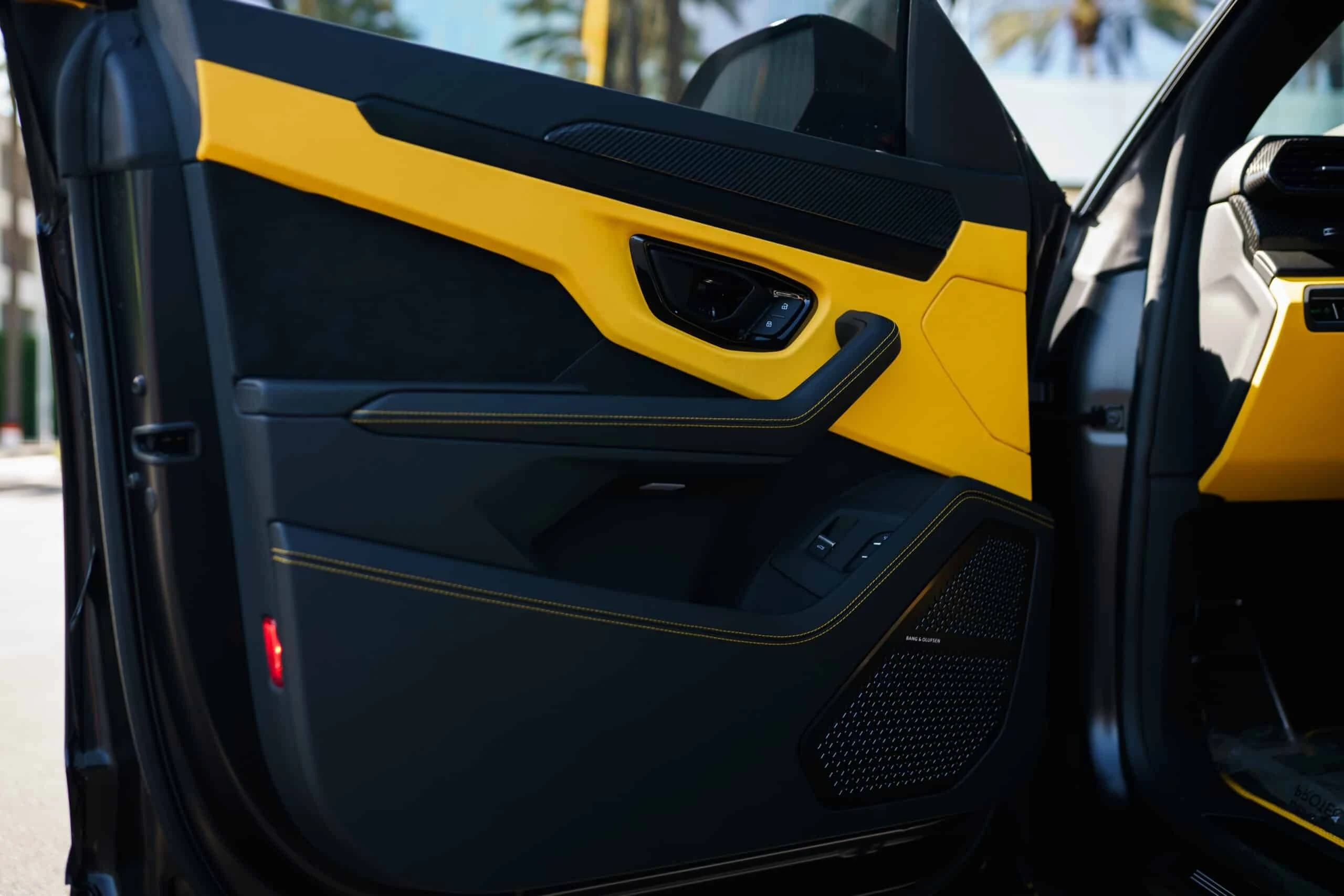 Lamborghini Urus S detail relevant to miami boat-show luxury car rentals on LUXURY.CAFE
