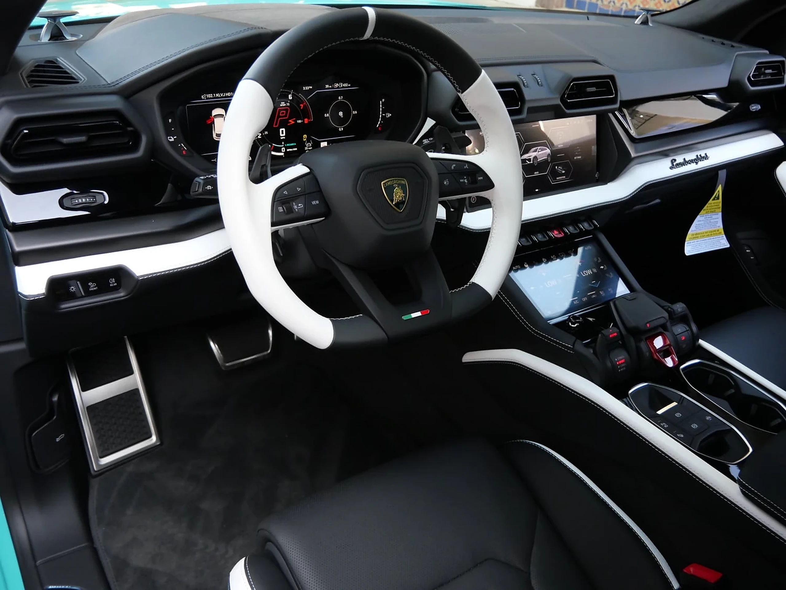 Lamborghini Urus SE detail relevant to hybrid supercar rentals on LUXURY.CAFE