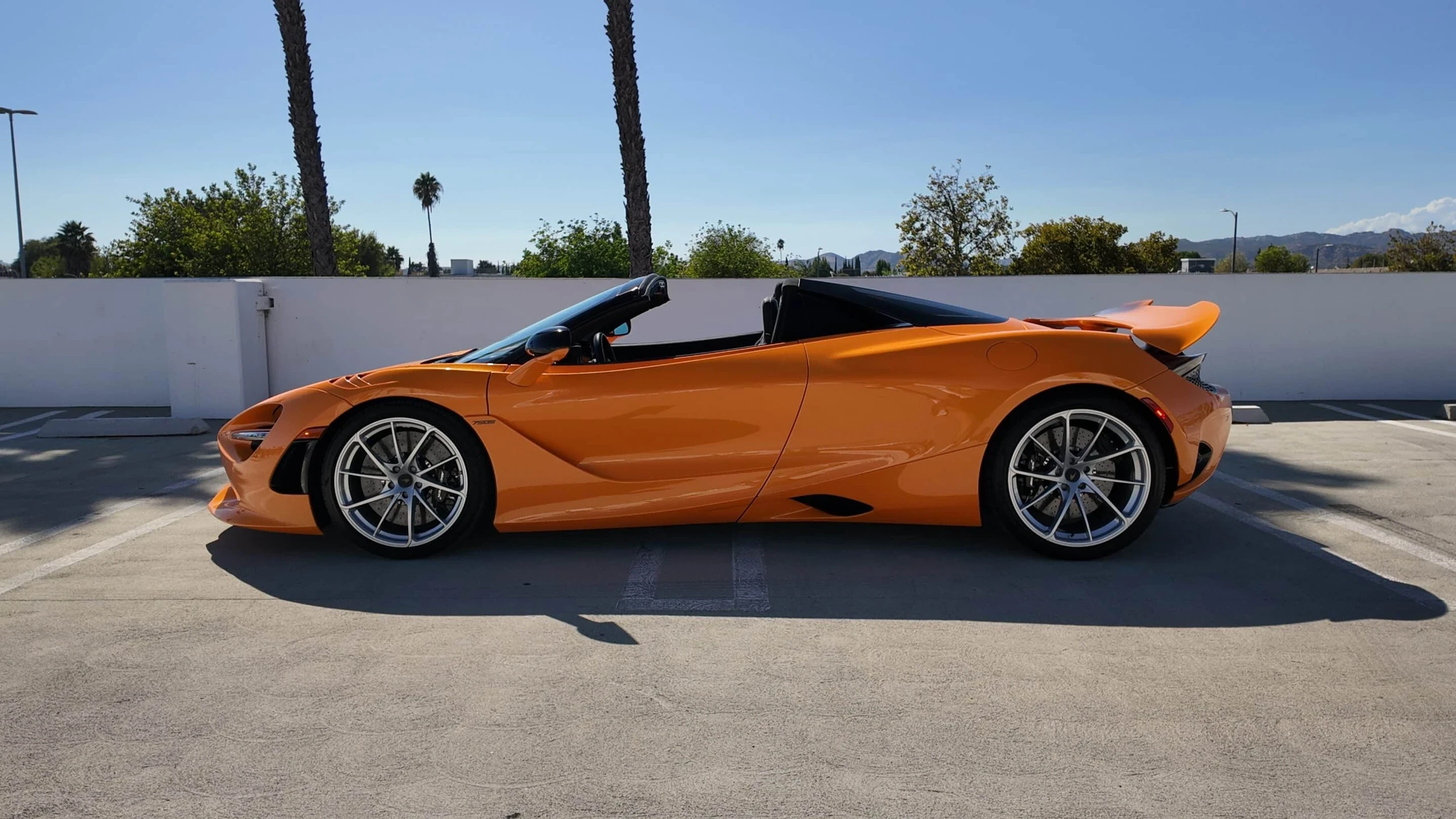 McLaren 750S Spider detail relevant to miami swim week exotic car rentals on LUXURY.CAFE